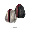 Chamarra bomber de cuello alto con tie-dye mate para hombre, estilo corto otoño 2026, chaqueta oversized fresca y elegante, top de marca a la moda