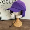 Gorra Estilo Montaña de Aviador para Hombres y Mujeres, Gorra Gruesa de Invierno Cálida a Prueba de Frío con Pico de Pato y Protección para las Orejas, Gorra Lei Feng para Ciclismo al Aire Libre del Noreste