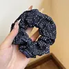 Goma para el pelo grande de estilo casual para mujer, elegante coletero de lazo, diadema floral, accesorio para el pelo de encaje