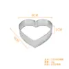 Amazon Anillo de acero inoxidable 430 con forma de corazón para torre de punzonado Anillo para tarta de frutas francesa Molde para hornear bizcochos de anillo de mousse