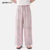 Calça Feminina Verão 2026 Nova Moda Roupas Infantis para Crianças Maiores Calça de Pernas Largas Calça de Verão Anti-Mosquito Calça Casual Infantil