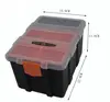 Caja de Piezas con Compartimentos Accesorios de Ferretería Caja de Almacenamiento de Plástico Portátil con Múltiples Compartimentos Caja para Clasificación de Componentes Terminales Apilable y Extraíble