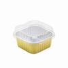 Caja de Empaque para Pastel de Chocolate Lava de 150 ml Cuadrada Grado Alimenticio Tiramisú para Hornear Caja de Empaque al Mayoreo