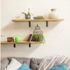 Soporte de Pared Triangular de Hierro Forjado Soporte Estantería Estante de Pared Partición Colgante de Pared Soporte de Carga Estante Soporte Laminar
