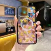 Estación Escandinava Ins Hoja de Arce Funda para Teléfono Móvil Iphone17 Acrílico Transparente Apple 16Pro Magnético 15 Anti-Caída Funda Dura