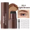 Comercio Exterior Transfronterizo O'Cheal Sello Perezoso Polvo para Cejas Set Impermeable a Prueba de Sudor No Mancha Barra de Polvo para la Línea del Cabello