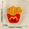 Patche Bordado Mini Comida Fofo de Desenho Animado da Fábrica Original, Patche Decorativo para Acessório de Roupa, Patche de Tecido Bordado