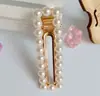 Pinza para el pelo de perlas estilo ins coreano para adultos, pinza lateral elegante para la parte superior, pinza para flequillo, accesorio para el pelo, tocado femenino