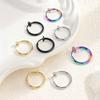 Moda Coreana Elegantes Clips para Orejas Simples Nicho de Lujo de Gama Alta Sin Perforar Lujo Accesible para Mujer Clips de Oreja de Gama Alta Pendientes para Mujer Sin Perforar