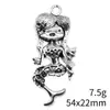 54X22Mm 7.5g Multicolor Materiales DIY Directo del Fabricante Colgante de Sirena