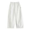 1114 Diseño Americano Retro Chica Picante Pantalones Cimitarra Versátiles Adelgazantes Multibolsillos Cargo Pierna Ancha Casuales Regular