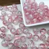 30 Colores 8-10 mm Perlas de Explosión de Grietas de Hielo Perlas de Vidrio Rachado de Dos Tonos Perlas de Vidrio Espíritu de Hielo Perlas Sueltas para Joyería DIY