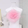 Accesorios y Materiales de Flor Grande 3D Multicolores Más Vendidos Transfronterizos para Ropa DIY, Textiles del Hogar, Parches, Flores de Organza