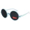 Gafas de sol para bebés con montura redonda, bonitas, de color claro, 991ZF3954, con espejo, 2023