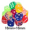 Jogo de dados coloridos tridimensionais adereços joias de resina acessórios playground moda brincar presente chaveiro material atacado