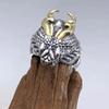Anillo de Dragón Temu Personalidad Dragón Anillo Abierto para Hombre Anillo Dominante de Dragón y Serpiente Anillo Único Joyería Vintage Moda Estilo Nacional