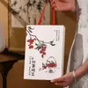 Nueva caja de regalo de lujo para pasteles de luna de mediados de otoño, caja vacía para 4/6 piezas de pasteles de piel de hielo con yema de huevo y crema, caja de embalaje para regalos