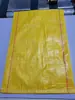 Amarelo Amarelo Brilhante Camada Dupla Espessada Bolsa Tecida Saco Pequeno Ferragens Peças Padrão, Fixadores, Sacos de Embalagem para Rigging