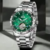 Exclusivo para comercio exterior, el nuevo reloj mecánico automático multifuncional para hombre, modelo 8715, es moderno y elegante