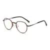 Gafas planas poligonales artísticas y minimalistas de estilo coreano, ligeras y cómodas, adecuadas para el uso diario, y con funciones de bloqueo de luz azul.. Modelo: WM86211