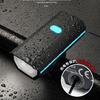 Buzina de Bicicleta Farol Luz para Pedalar à Noite Bicicleta Bicicleta de Montanha Carregamento USB Farol de Luz Forte Lanterna com Luz de Buzina