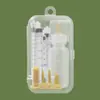 Botella de 50 ml para animales pequeños Hartley con cabezal de repuesto, biberón para alimentar bebés PET, botella PET exprimible 6