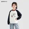 Sudadera para Niñas Grandes 2026 Nueva Manga Larga Top Ropa de Moda de Principios de Otoño Súper Bonita Elegante Moderna