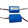 Batería de litio 18500 de 3.7V 1400mAh para maquinilla de afeitar, vaso de jugo, cepillo de dientes eléctrico con placa protectora, certificación al por mayor