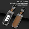 Estojo de chave Mazda 3 onksela concha especial CX5 CX4 masculino CX30 novo Atz chave couro CX8 fivela