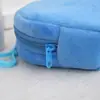 Mochila Escolar Pequena de Pelúcia Cor Doce Mochila de Cor Sólida Casual Fofa Bolsa de Moedas Sólida Mochila Bolsa para Cartão de Documento Atacado