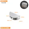 Aleación de zinc soporte de clip de vidrio soporte soporte portavidrio clip de fijación clip clip de partición clip de laminado de vidrio accesorios de ferretería