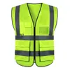 Chaleco de Seguridad para Construcción, Chaleco para Obra, Ropa Reflectante, Chaleco Reflectante con Logo, Chaleco Reflectante de Entrenamiento