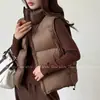 Chaleco de Algodón Perlado Nube Esponjosa de Gama Alta para Mujer 2026 Otoño/Invierno Nuevo Chaleco sin Mangas Súper Atractivo