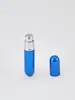 Frasco Borrifador de Perfume 6ml Recipiente Interno de Vidro Frasco Dispensador de Líquido com Duas Pontas Redondas, Frasco Cosmético Vazio, Imprimível de Fábrica