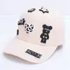 Nova Boina de Baseball Estilo Coreano para Crianças Chapéu Fofo de Bico de Pato para Bebê Outono Chapéu de Sol de Ursinho de Desenho Animado para Meninos Comércio Exterior