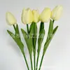 Flores Artificiales de Tulipa de PU con Tacto Realista, Ramo Hidratante Flores Decorativas, Flores Falsas para Decoración del Hogar, Adornos para Sala de Estar, Fabricante Transfronterizo
