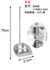 Recogedor de polvo de acero inoxidable integrado forma recogedor escoba juego pala para basura individual para exteriores barrer basura cubo de cenizas juego