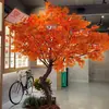 Árvore de Bordo Real Árvore de Bordo Falsa Grande Shopping Center Hotel Vegetação Bordo Japonês Árvore de Bordo Falsa Decoração Cenário de Desejo Árvore de Bordo Vermelho