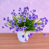 Flores artificiais Phalaenopsis flores falsas decoração sala de estar mesa de jantar arranjo de flores flores plantas verdes pequeno bonsai ornamentos decorações internas e externas