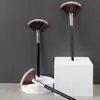 Brocha de Maquillaje Individual, Brocha para Rubor en Forma de Abanico, Brocha para Polvos de Cerdas Suaves, Brocha de Maquillaje para Maquilladores, Pedido Mínimo de 1000 Piezas, Nuevo Modelo 2026
