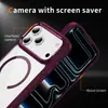 Funda para teléfono para iPhone 18 Pro/17/16, cubierta protectora magnética transparente anticaídas adecuada para iPhone