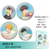 Insígnias de Laser de Duplo Flash Estilo Celebridade Anime Haikyuu Demon Slayer Merchandising de Vôlei Insígnia Caixa de Presente