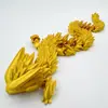 Producto Nuevo Más Vendido Transfronterizo Figura Modelo de Dragón Sin Dientes Impresa en 3D Juguete Colorido con Articulaciones Móviles Dragón de Cabeza Grande
