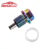 Tornillo de Drenaje de Aceite Universal de Aleación de Aluminio para Coches, Tapón de Drenaje de Aceite Magnético Adecuado para Honda, Tornillo de Cárter de Aceite de Colores