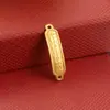 Accesorios dorados DIY franceses antiguos Accesorios de oro de arena de Vietnam Lazo de oro viejo Marca Tai Sui Hebilla doble colgante Materiales para joyería hecha a mano