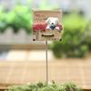 Estilo japonês dos desenhos animados resina ferro madeira mercearias jardinagem carnudo micro paisagem flor plug-in tiro adereços ornamentos resumo