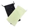 Bolsa para gafas se puede imprimir logo aguja una bolsa con cordón para gafas de sol bolsa para gafas de microfibra al por mayor