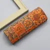 Estojo para Óculos com Estampa em Estilo Chinês, Artístico Retrô Portátil Anti-Pressão Estojo para Óculos com Grão de Madeira, Estojo para Óculos em Estoque