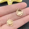 Transfronterizo Nuevo Oro de 16 Quilates Vida Marina Estrella de Mar Caracola Colgante de Aleación Pulsera Pendiente DIY Joyería Colgante