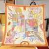 26 Novos Estilos de Lenço Quadrado 65cm Color Block Dupla Face de Seda e Lã, Xale de Seda de Amora e Lã, Fashion e Versátil para Todas as Estações